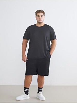 LC Waikiki Lcwaıkıkı Classic Büyük Beden Standart Kalıp Erkek Şort