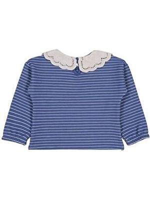 Civil Girls Çizgili 2-5 Yaş Sweatshirt - Yeşil 5-6 Yaş