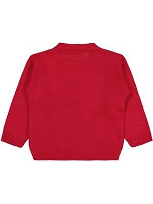 Civil Girls Civil Kız Çocuk Kazak - Büyük Çiçek Desenli Pembe Bisiklet Yaka 6-9 Yaş