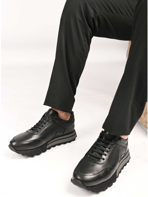Bestello Bağcıklı Eva Taban Hakiki Deri Sneaker 172-64176 Erkek Ayakkabı
