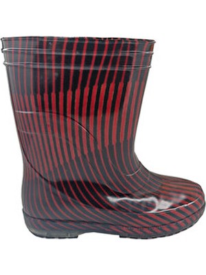 Fafatara Unisex Keşan Desenli Su Geçirmez Yağmur ve Bahçe Çizmesi – Kaymaz Tabanlı Hafif Pvc Bot