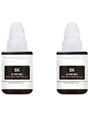 Canon GI-490 Muadil Siyah Mürekkep 2'li - Pixma G1400/G1410/G1411/G1416/G2400/G2410/G2411/G2415