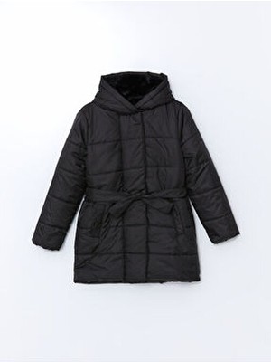 LC Waikiki Lcw Kids Kapüşonlu Kız Çocuk Şişme Mont