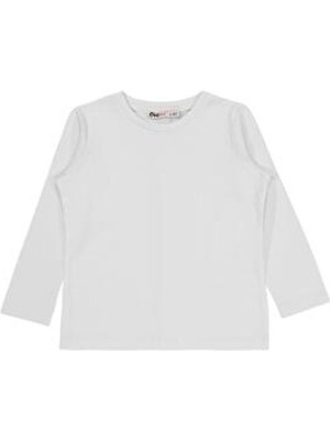 Civil Girls Basic 2-5 Yaş Sweatshirt - Beyaz 4-5 Yaş