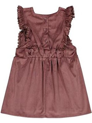 Civil Baby Kol Fırfırlı 6-18 Ay Elbise - KAHVERENGI12-18 Ay