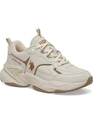U.S. Polo Assn. Orijinal U.s Polo Assn. Sneaker Bej Spor Ayakkabı