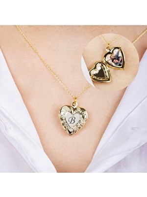 Ejoya Kişiye Özel Gizli Resimli Kalp Kolye 94480