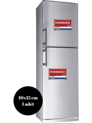 Tasarımistan Retro Fenerbahçe Tabelası 10X15 cm Mıknatıslı Magnet