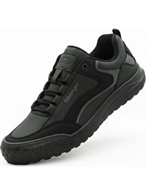Slazenger Aeros Erkek Outdoor Siyah Spor Ayakkabısı Yürüyüş Günlük Trekking