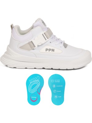 Pepino Beyaz Cırtlı Ortopedik Bilek Boy Erkek Çocuk Bot 2036 F