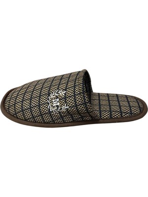 Güven Kundura Erkek Ev Içi Terlik Ekoseli