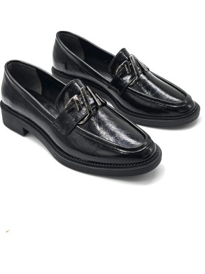 Kindep Rio Toka Detaylı Günlük Kadın Ayakkabı Siyah