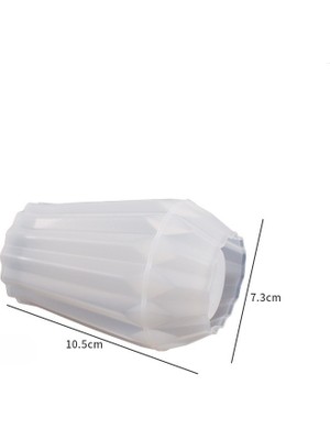 Hobiflex Silikon Kalıp Ithal Orta Boy Vazo Silikon Kalıp Epoksi Reçine Kalıp No: 1 HB80-0124