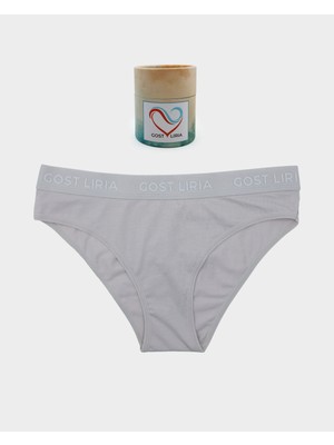 GOST LİRİA - Stone Grey Kadın Slip Külot Taş Gri