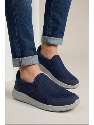 Oksit Aqua Bağcıksız Nefes Alabilen Hafif Rahat Taban Erkek Sneaker
