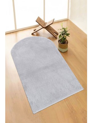 Valery Home Vl Yıkanabilir Peluş Seccade Overloklu Namazlık Bej