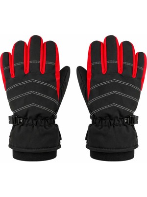 Gigi Giyim Su Geçirmez Erkek Çocuk Çift Renkli Eldiven