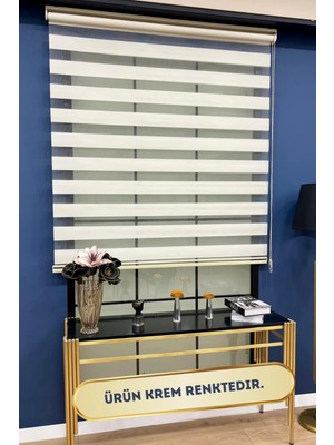 Volper Mekanik Vp901 Düz Zemin Zebra Ve Stor Perde Alüminyum Kasalı (Ekru Krem)