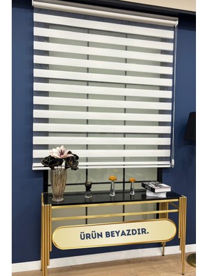 Volper Mekanik Vp900 Düz Zemin Zebra Ve Stor Perde Alüminyum Kasalı (Beyaz)