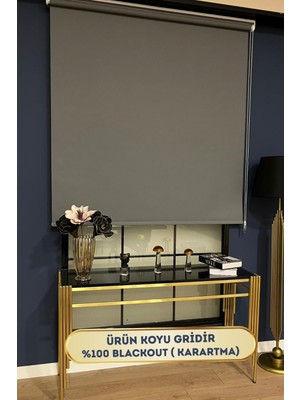 Volper Mekanik VP2302 Işık Geçirmez %100 Blackout Stor Perde (Koyu Gri)