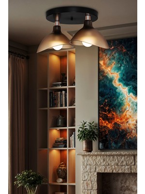 Duru Homelight  Ikili Bal Plofonyer Yemek Odası Salon Mutfak Antre Yatak Odası Avize