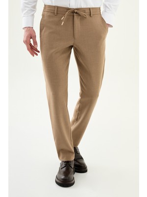 MCR Düz Slim Fit Beli Lastikli Ipli Erkek Pantolon