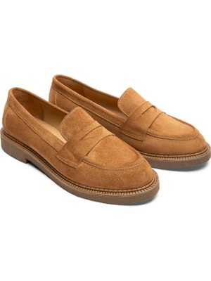 Emienza Vega Süet Bant Detaylı Bayan Loafer