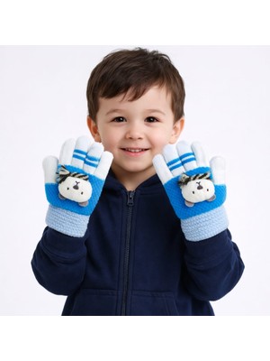 Gigi Giyim Oyuncak Figürlü Erkek Çocuk Yün Eldiven
