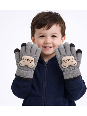 Gigi Giyim Oyuncak Figürlü Erkek Çocuk Yün Eldiven