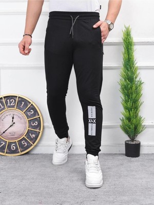 Comstar Erkek Iki Iplik Compact Kumaş Baskılı Eşofman