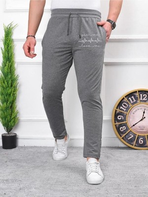 Comstar Erkek Iki Iplik Compact Kumaş Baskılı Eşofman