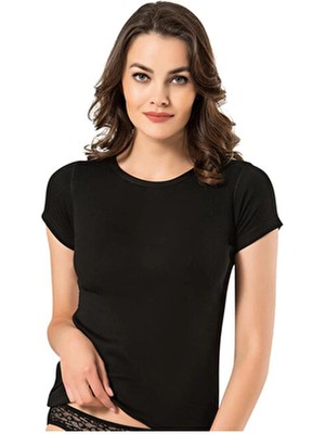 Namaldı Kadın Kısa Kol Termal Atlet %62 Polyester %32 Viskose %6 Elastane Üst