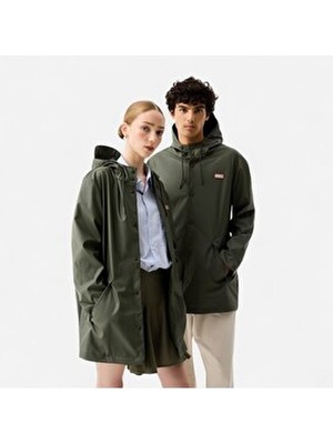 Hunter Downpour Jo Kısa Unisex Koyu Haki Yağmurluk Unisex Haki Yağmurluk Haru0003242-Km
