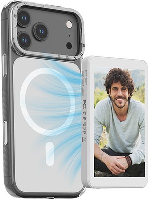 Lenyes LSM01 Bluetooth Kumandalı Magnetik Wireless Ekran Yansıtma Cihazı Beyaz