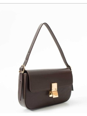 Zynp Gold Mıknatıslı Suni Deri El Çantası