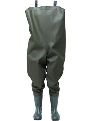 Arısan Tulum Göğüs Çizmeli 44 - Balıkçı - Avcı - Çiftçi - Sulama - Su Geçirmez - Leke Tutmaz - Pvc