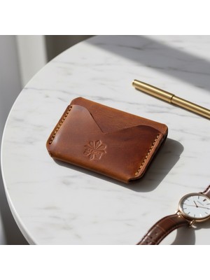 Gazelle Leather Hakiki Deri Minimal Cüzdan – Kart ve Kağıt Para Uyumlu