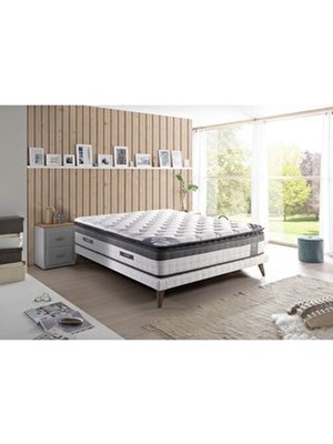 Queen Bee Bıo Night 5 Zone Visco Jel Pedli Pocket Yay Full Ortopedik Yatak