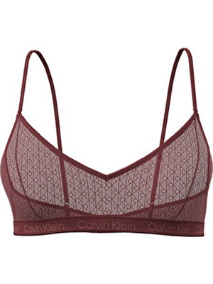 Calvin Klein Kadın Bordo Astarsız Bralet