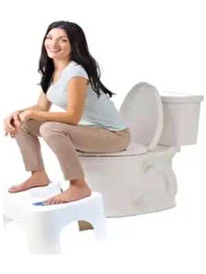 Decobella Kırmızı Klozet Basamak Klozet Taburesi Ergonomik Tasarım ve Kolay Temizlik Özellikleriyle