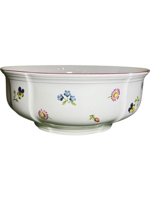 TT Villeroy Boch - Petite Fleur Kase - 21 cm Çapında 8,5 cm Yüksekliğinde.