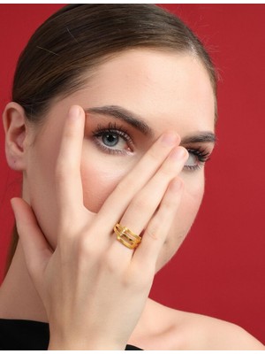 Sembol Gold 22 Ayar Altın Kaburga Yüzük