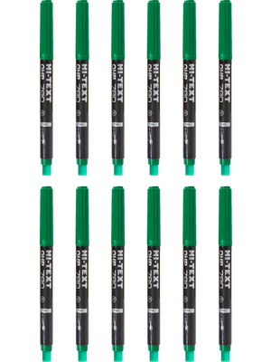 Hi-Text Asetat Kalem S 12 Adet Cd, Plastik, Cam, Metal Kalemi Yeşil