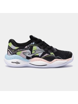 Joma Smash Kadın TSMALW2501C Toprak Kort Tenis & Padel Ayakkabısı - Siyah