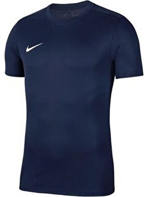 Nike BV6708-410 Erkek Spor Tişört Kısa Kol Lacivert Kumaş Günlük Stil Regular Fit