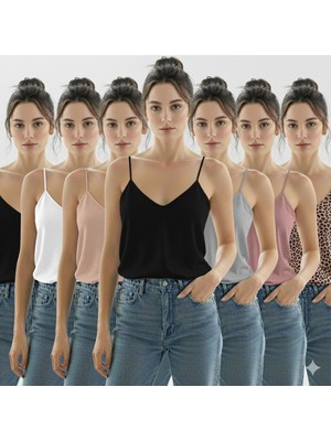 Lonca Tekstil Ip Askılı Bambu Atlet 6'lı