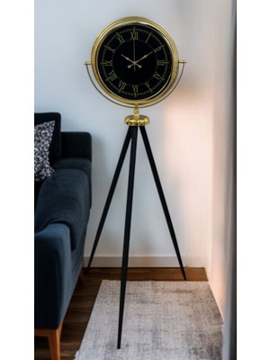 Zentime Ihtişam Gold Tripod Ayaklı Saat