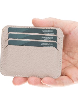 Gp Iguana Pedro Slim Deri Kartlık Erc3 Bej