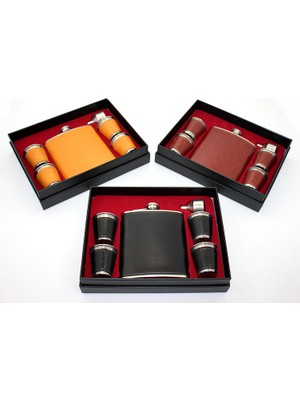 Kut Fly Derili 4 Shot Bardaklı Matara Seti