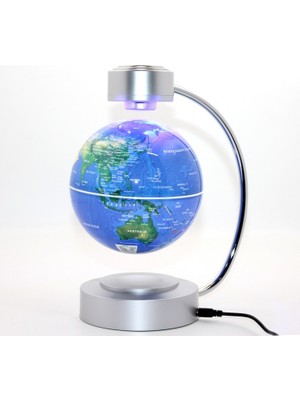 Kut Fly Mıknatıslı Ortada Dönen Dünya Küre Model 2